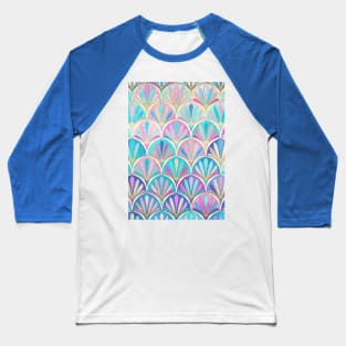 Glamorous Twenties Art Deco Pastel Pattern Baseball T-Shirt